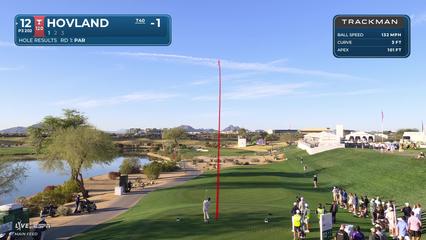 Viktor Hovland | Round 2 | 12th hole | Shot 1 | 2026 WM Phoenix Open