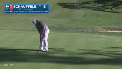 Xander Schauffele | Round 1 | 14th hole | Shot 4 | 2026 AT&T Pebble Beach