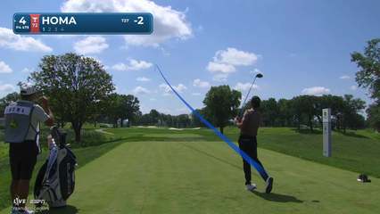 Max Homa | Round 1 | 4th hole | Shot 1 | 2026 John Deere