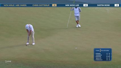 Christopher Gotterup | Round 2 | 14th hole | Shot 4 | 2026 THE PLAYERS