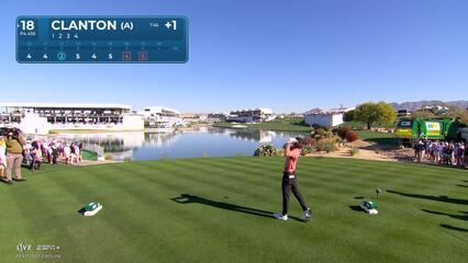 Luke Clanton | Round 1 | 18th hole | Shot 1 | 2025 WM Phoenix Open