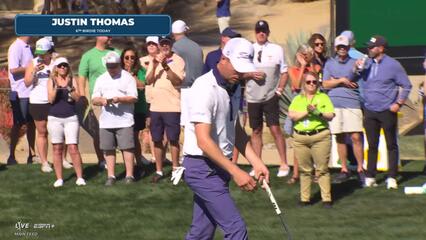 Justin Thomas | Round 1 | 9th hole | Shot 3 | 2025 WM Phoenix Open