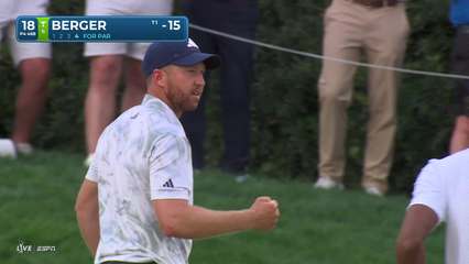 Daniel Berger | Round 4 | 18th hole | Shot 4 | 2026 Arnold Palmer