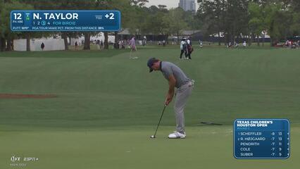 Nick Taylor | Round 2 | 12th hole | Shot 3 | 2025 Houston Open