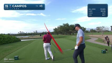 Rafael Campos | Round 1 | 15th hole | Shot 1 | 2025 Mexico Open