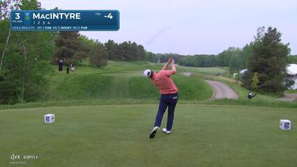 Robert MacIntyre | Round 4 | 3rd hole | Shot 1 | 2025 RBC Canadian