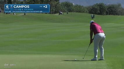 Rafael Campos | Round 1 | 6th hole | Shot 5 | 2025 Mexico Open