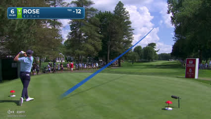 Justin Rose | Round 4 | 6th hole | Shot 1 | 2026 Travelers