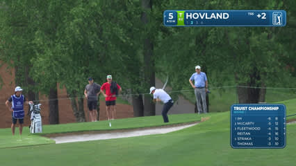 Viktor Hovland | Round 1 | 5th hole | Shot 2 | 2026 Truist Championship