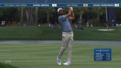 Max Homa | Round 1 | 7th hole | Shot 2 | 2026 THE PLAYERS