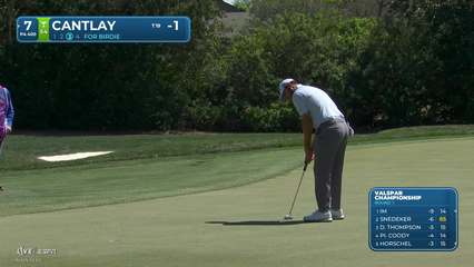 Patrick Cantlay | Round 1 | 7th hole | Shot 3 | 2026 Valspar