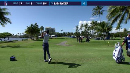 Sam Ryder | Round 1 | 17th hole | Shot 1 | 2025 Sony Open