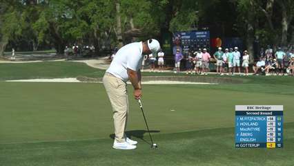 Chris Gotterup | Round 2 | 13th hole | Shot 5 | 2026 RBC Heritage
