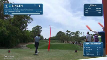 Jordan Spieth | Round 4 | 7th hole | Shot 1 | 2025 Valspar