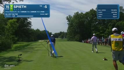 Jordan Spieth | Round 4 | 15th hole | Shot 1 | 2026 John Deere