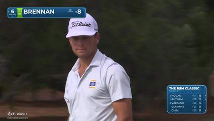 Michael Brennan | Round 2 | 6th hole | Shot 4 | 2025 The RSM Classic