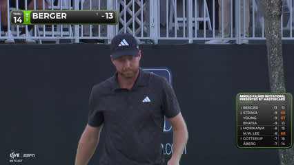 Daniel Berger | Round 3 | 14th hole | Shot 3 | 2026 Arnold Palmer