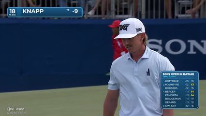 Jake Knapp | Round 4 | 18th hole | Shot 4 | 2026 Sony Open