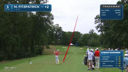 Matt Fitzpatrick | Round 1 | 3rd hole | Shot 1 | 2025 Wyndham