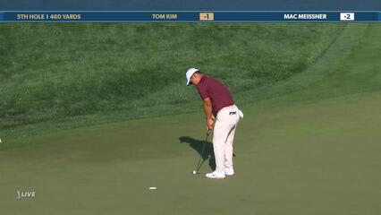 Tom Kim | Round 3 | 5th hole | Shot 6 | 2025 THE PLAYERS