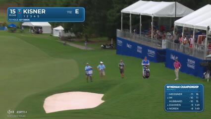 Kevin Kisner | Round 2 | 15th hole | Shot 3 | 2025 Wyndham
