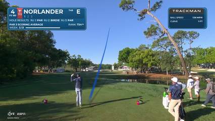 Henrik Norlander | Round 4 | 4th hole | Shot 1 | 2026 Valspar