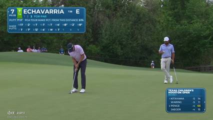 Nico Echavarria | Round 1 | 7th hole | Shot 4 | 2026 Texas Children's