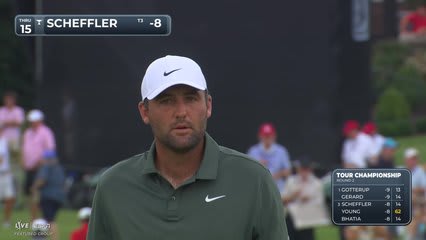 Scottie Scheffler | Round 2 | 15th hole | Shot 3 | 2026 TOUR Championship