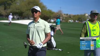 Michael Kim | Round 3 | 5th hole | Shot 2 | 2025 WM Phoenix Open