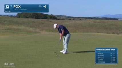 Ryan Fox | Round 2 | 12th hole | Shot 3 | 2025 Genesis Scottish Open