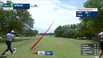 Jordan Spieth | 2024 Valero | Round 4 | 14th hole | Shot 1