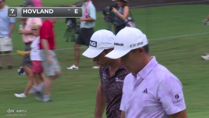 Viktor Hovland | Round 1 | 7th hole | Shot 2 | 2025 TOUR Championship