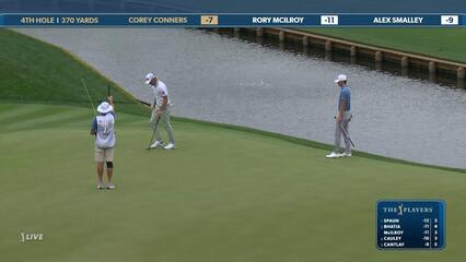 Corey Conners | Round 4 | 4th hole | Shot 5 | 2025 THE PLAYERS