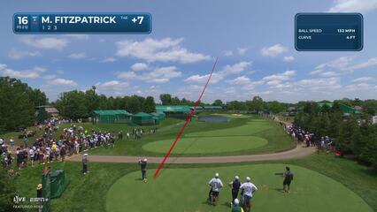 Matt Fitzpatrick | Round 3 | 16th hole | Shot 1 | 2025 the Memorial