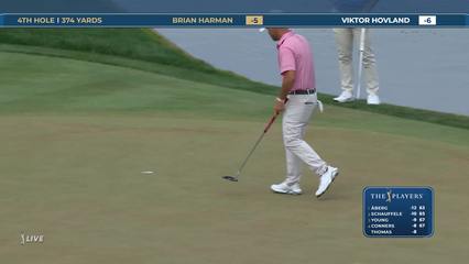 Brian Harman | Round 3 | 4th hole | Shot 3 | 2026 THE PLAYERS