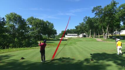 Karl Vilips | Round 2 | 16th hole | Shot 1 | 2025 John Deere