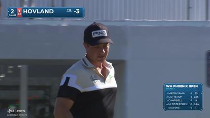 Viktor Hovland | Round 2 | 2nd hole | Shot 5 | 2026 WM Phoenix Open