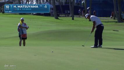 Hideki Matsuyama | Round 1 | 10th hole | Shot 4 | 2025 Sony Open