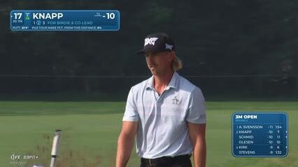Jake Knapp | Round 2 | 17th hole | Shot 3 | 2025 3M Open