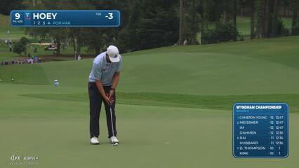 Rico Hoey | Round 3 | 9th hole | Shot 4 | 2025 Wyndham