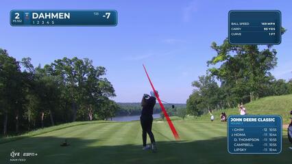 Joel Dahmen | Round 3 | 2nd hole | Shot 1 | 2025 John Deere