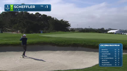 Scottie Scheffler | Round 2 | 1st hole | Shot 3 | 2026 AT&T Pebble Beach