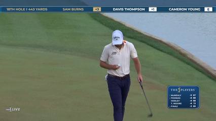 Sam Burns | Round 1 | 18th hole | Shot 4 | 2026 THE PLAYERS