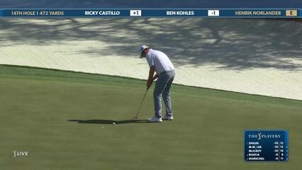 Henrik Norlander | Round 2 | 14th hole | Shot 4 | 2025 THE PLAYERS