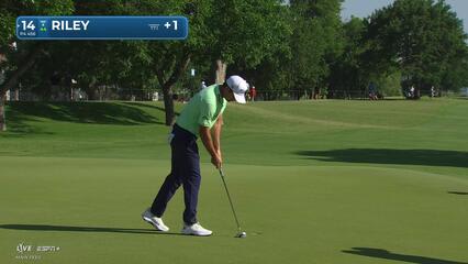 Davis Riley | Round 2 | 14th hole | Shot 5 | 2025 Charles Schwab