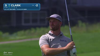 Wyndham Clark | Round 1 | 9th hole | Shot 2 | 2025 3M Open