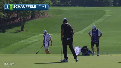 Xander Schauffele | Round 4 | 1st hole | Shot 5 | 2026 Truist Championship