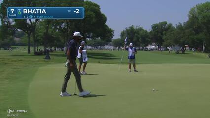Akshay Bhatia | Round 1 | 7th hole | Shot 4 | 2025 Charles Schwab