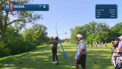 Max Homa | Round 1 | 15th hole | Shot 1 | 2026 John Deere