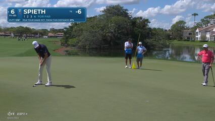 Jordan Spieth | Round 1 | 6th hole | Shot 5 | 2025 Cognizant Classic